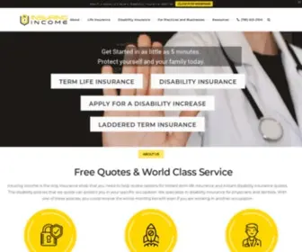 Insuringincome.com(Term Life Insurance Quotes) Screenshot