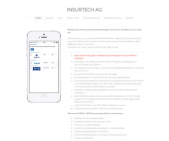 Insurtechag.ch(Insurtech AG) Screenshot