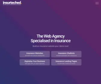 Insurteched.com(The Web Agency Specialised in the Insurance Sector) Screenshot