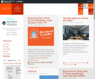 Insvallhebron.cat(Institut Vall d'Hebron) Screenshot