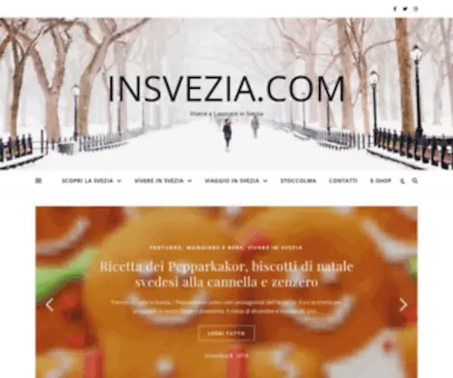 Insvezia.com(In Svezia) Screenshot
