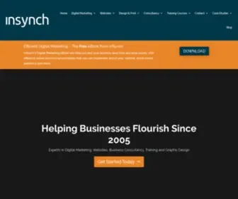 Insynch.co.uk(Digital Marketing Wales) Screenshot