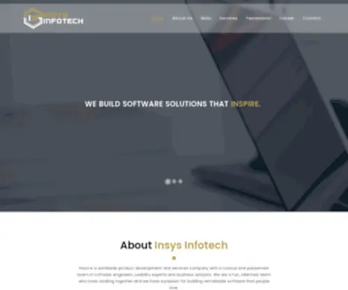 Insysinfotech.com(Insysinfotech) Screenshot