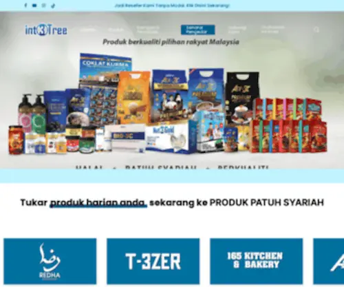 INT3Tree.my(Tukar Produk Harian Anda Kepada Produk Patuh Syariah) Screenshot