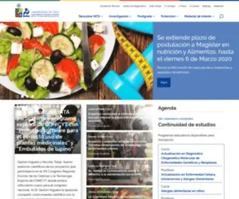 Inta.cl(Instituto de Nutrición y Tecnología de los Alimentos) Screenshot