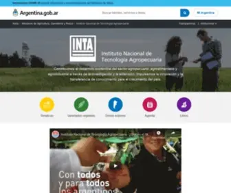 Inta.gov.ar(Sitio web en mantenimiento) Screenshot