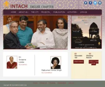 Intachdelhichapter.org(INTACH Delhi Chapter Welcome to INTACH Delhi Chapter) Screenshot