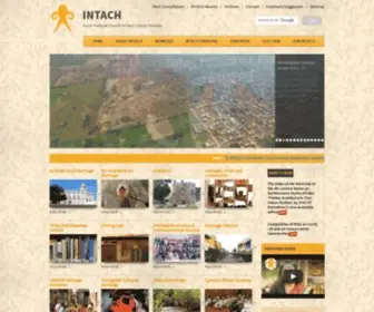 Intach.org(Indian National Trust for Art and Cultural Heritage) Screenshot