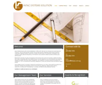 Intacss.com(Intac Systems Solution Pte Ltd) Screenshot