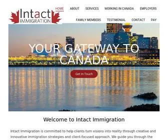 Intactimmigration.com(Intactimmigration) Screenshot