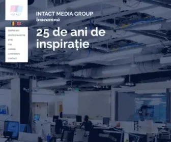 Intactmediagroup.ro(Intact Media Group) Screenshot