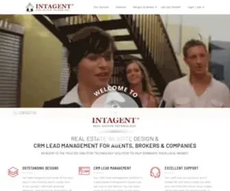 Intagent.com(Real Estate Website Design) Screenshot