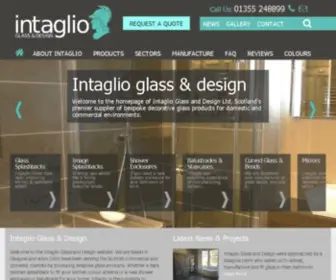 Intaglioglass.com(Bespoke Decorative Glass) Screenshot
