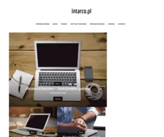 Intarco.pl(Blog o pracy w biurze) Screenshot