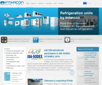 Intarcon.com(Equipos de refrigeración y frío industrial) Screenshot