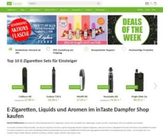 Intaste.de(Dampfer Shop) Screenshot