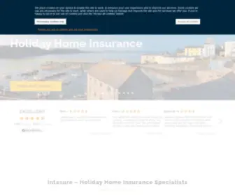 Intasure.com(Holiday Home Insurance & Property Insurance) Screenshot