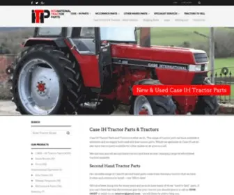 Intatracuk.com(Intatrac supplies Case IH Tractor Parts and refurbished second hand tractors) Screenshot