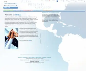 INTBLG.com(The International Business Law Group) Screenshot