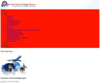 Intcargomovers.com(International Cargo Movers) Screenshot