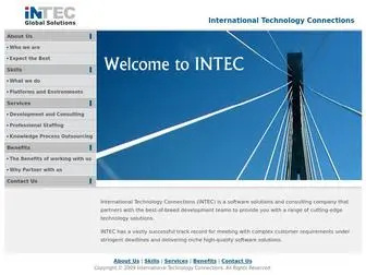 IntecGlobal.com(INTEC Global Solutions) Screenshot