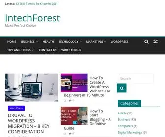 Intechforest.com(IntechForest) Screenshot