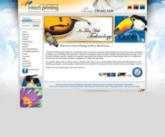 Intechprinting.com(Intech Printing & Direct Mail) Screenshot