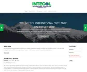 Intecol.org(The International Association for Ecology) Screenshot