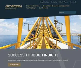 Intecsea.com(INTECSEA Independent insight) Screenshot