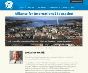 Intedalliance.org(AIE) Screenshot