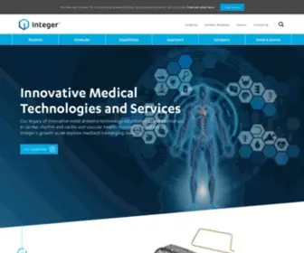 Integer.net(Leader in medical device outsourcing (MDO)) Screenshot