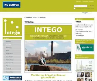 Intego.be(Vlaams huisartsenregistratienetwerk) Screenshot