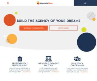 Integr8Ideas.com(Build the Agency of Your Dreams) Screenshot