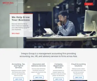 Integra-Group.cn(Integra Group) Screenshot