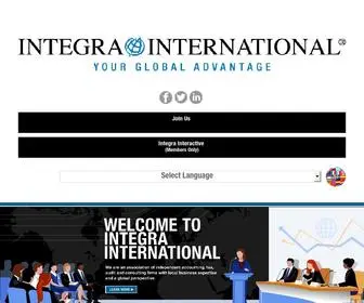 Integra-International.net(Integra International) Screenshot