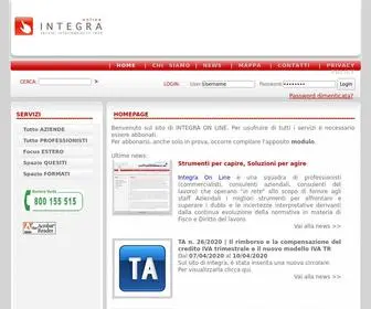 Integra-Online.it(Integra on Line) Screenshot