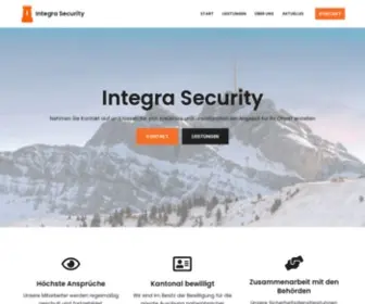 Integra-Security.ch(Integra Security) Screenshot