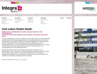 Integra-Square.ch(Willkommen in Wallisellens erstem urbanen Quartier) Screenshot