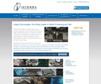 Integra-Tech.com(Integra Technologies) Screenshot