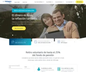 Integra.com.pe Screenshot