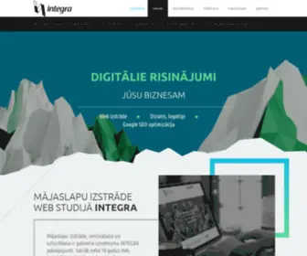 Integra.lv(Interneta risinājumu aģentūra Integra) Screenshot