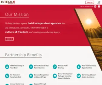 Integraagent.com(Integra Insurance Services) Screenshot