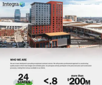 Integraconstruction.com(Integra Construction) Screenshot