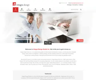 Integradesigns.com(Integra graphic design Barrie) Screenshot