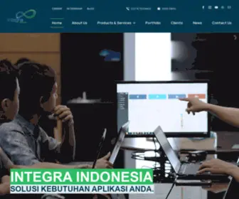 Integraindonesia.co.id(IT Consultant & Software Development) Screenshot