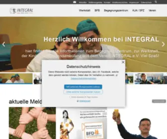 Integral-Berlin.de(Startseite) Screenshot