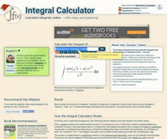 Integral-Calculator.com(Online Integral Calculator) Screenshot