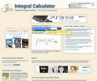 Integral-Calculator.net(Online Integral Calculator) Screenshot