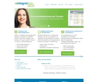 Integral.nl(Personeelsplanning software van Integral) Screenshot