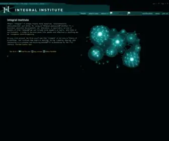 Integralinstitute.org(Integral Institute) Screenshot